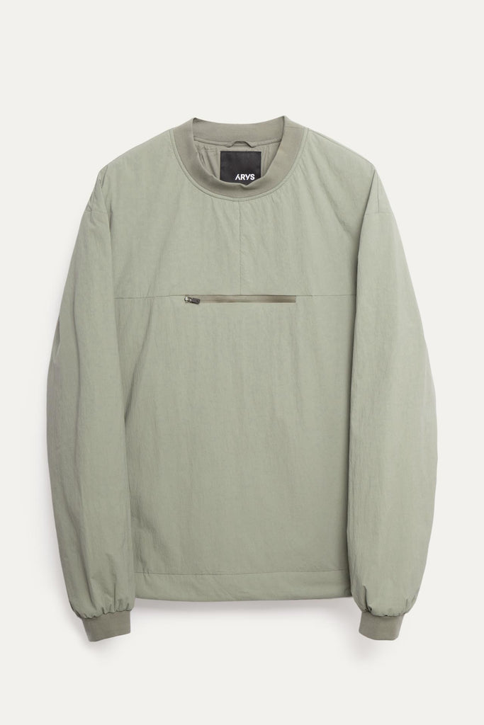 ARYS Padded Pullover greygreen flat